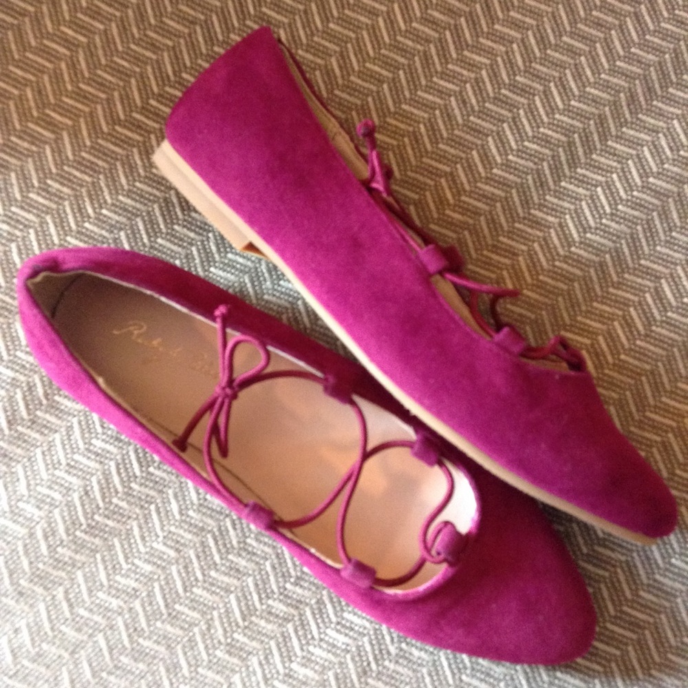 new RUBY & BLOOM faux suede ballet flats 12.5